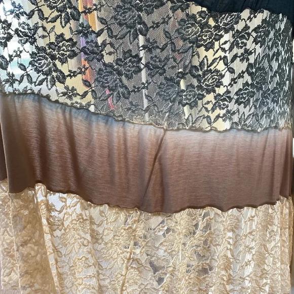 Elegant Ombre Lace Duster, lagenlook, whimsy, fairycore, cottagecore - Picture 5 of 14